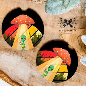 Alien Friend Car Coaster | Car Accessories